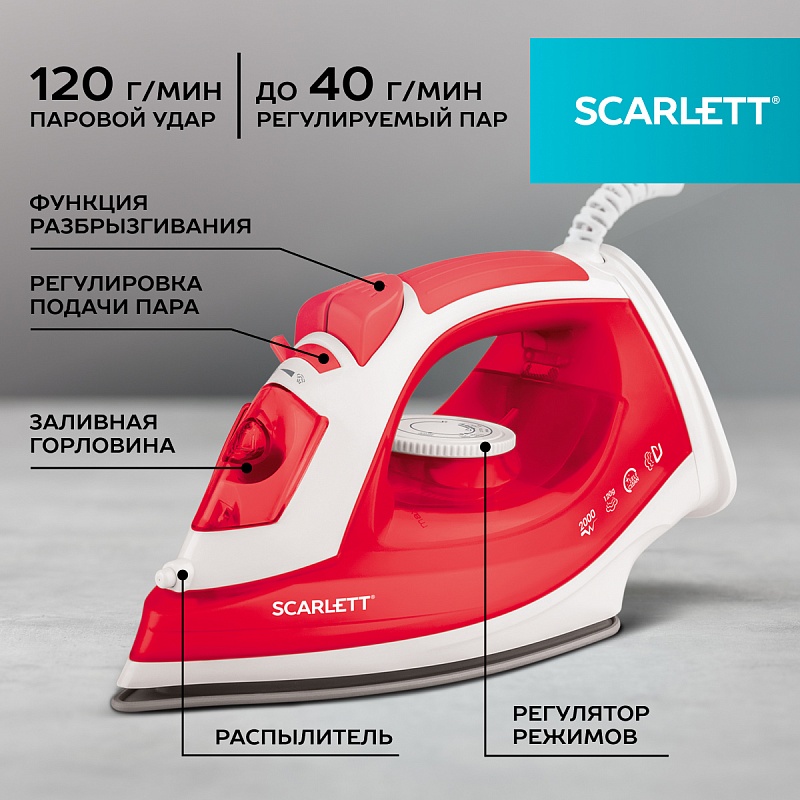Утюг Scarlett SC-SI30P15 - Характеристики - 4