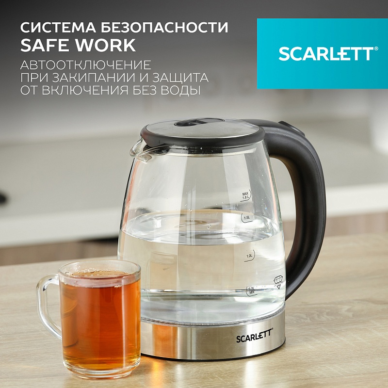 Электрический чайник Scarlett SC-EK27G70 - Характеристики - 4