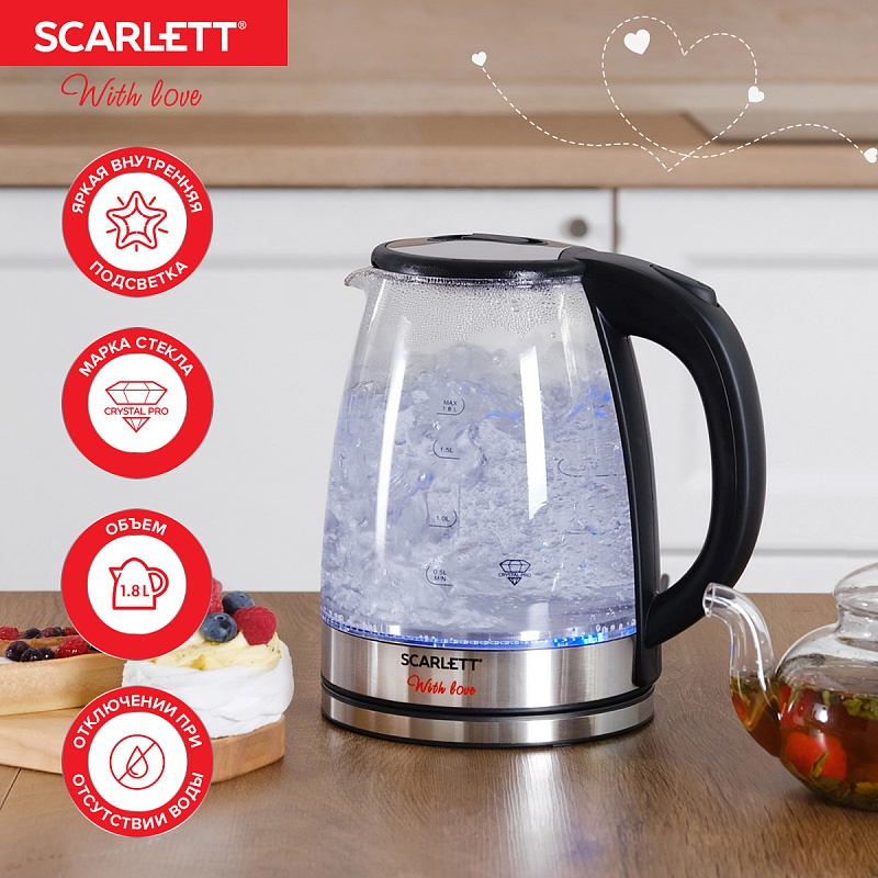 Электрический чайник Scarlett SC-EK27G26 - Характеристики